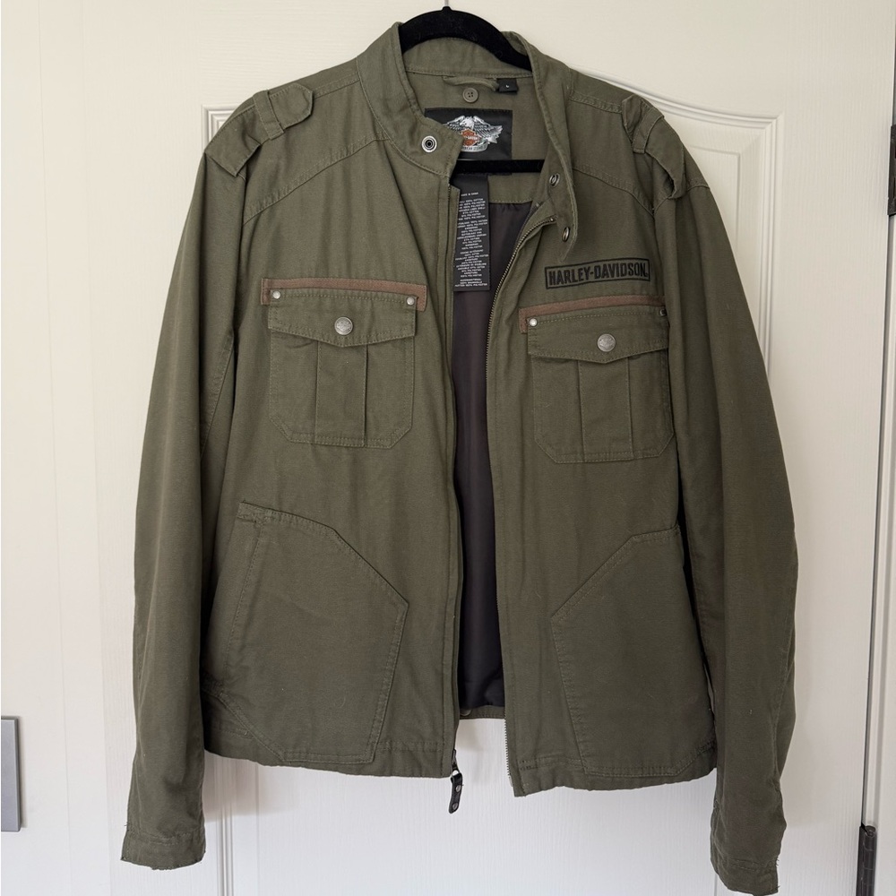 Harley-Davidson Men's Military Green Jacket